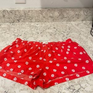 Orange/red pj shorts